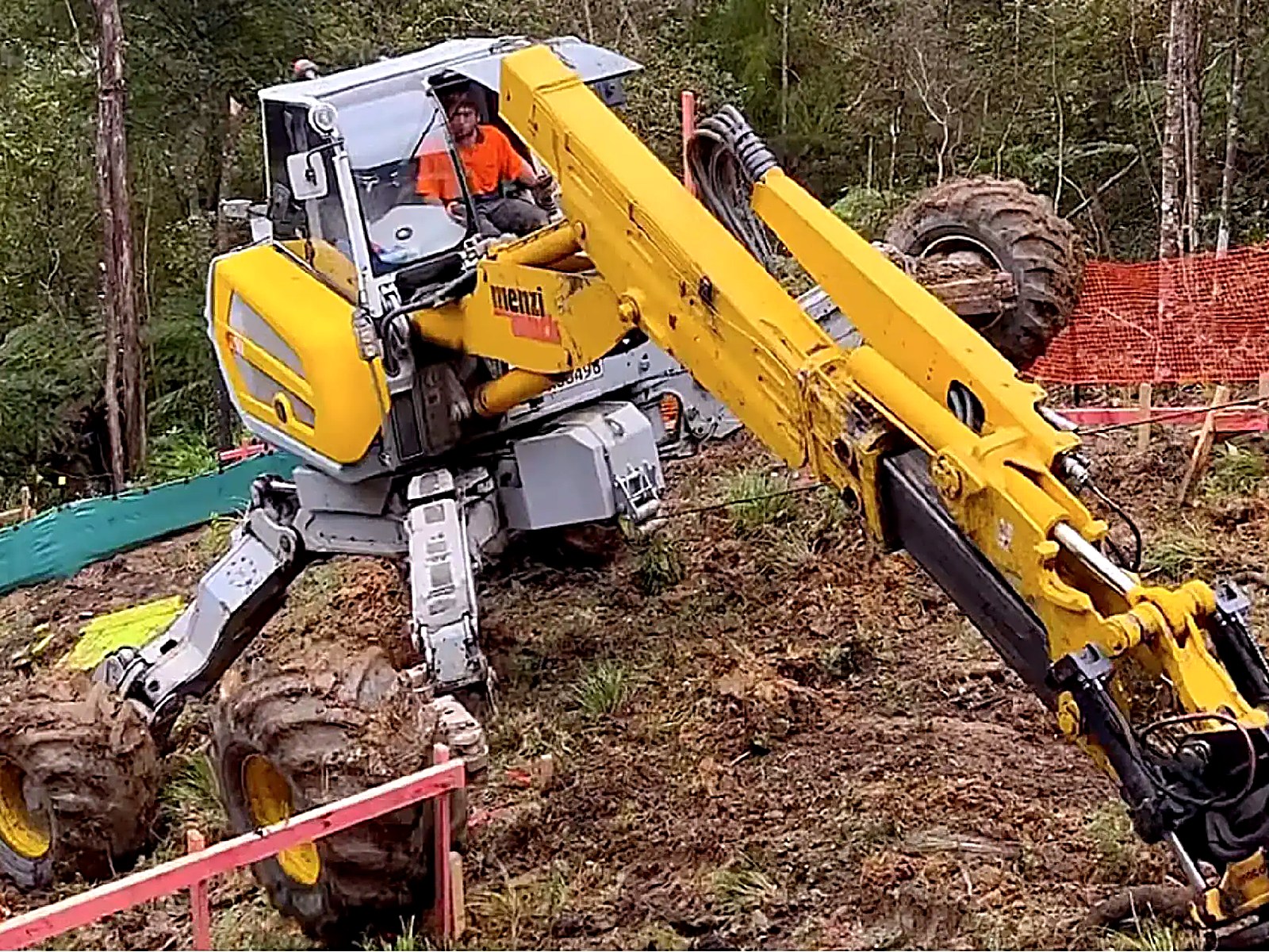 Tough Terrain crew working on challenging terrain