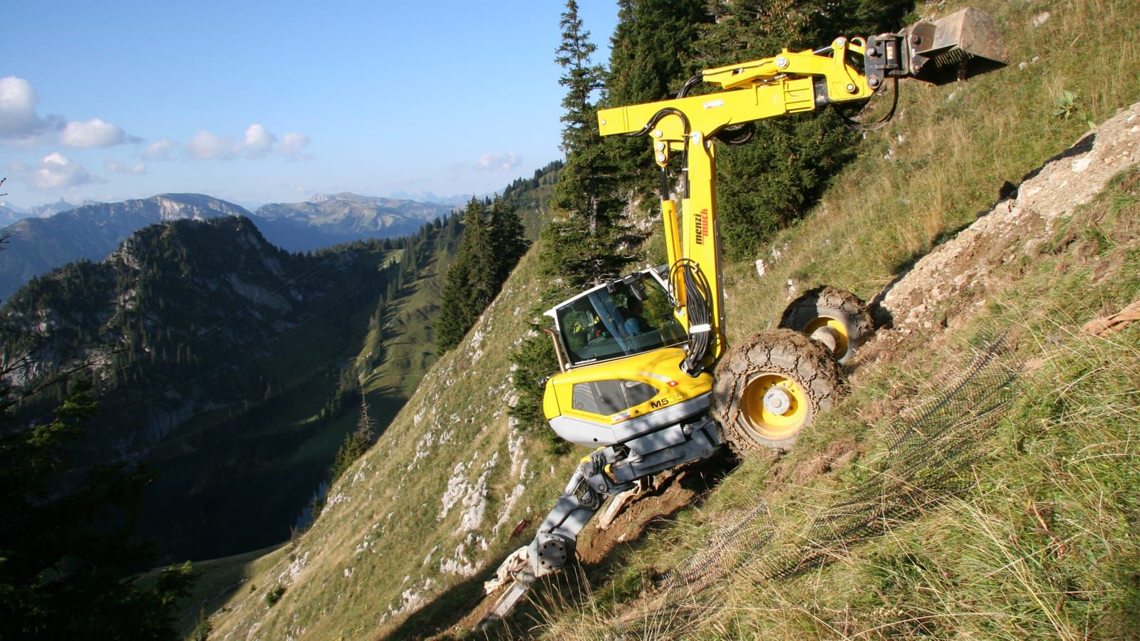Tough Terrain excavation on challenging ground