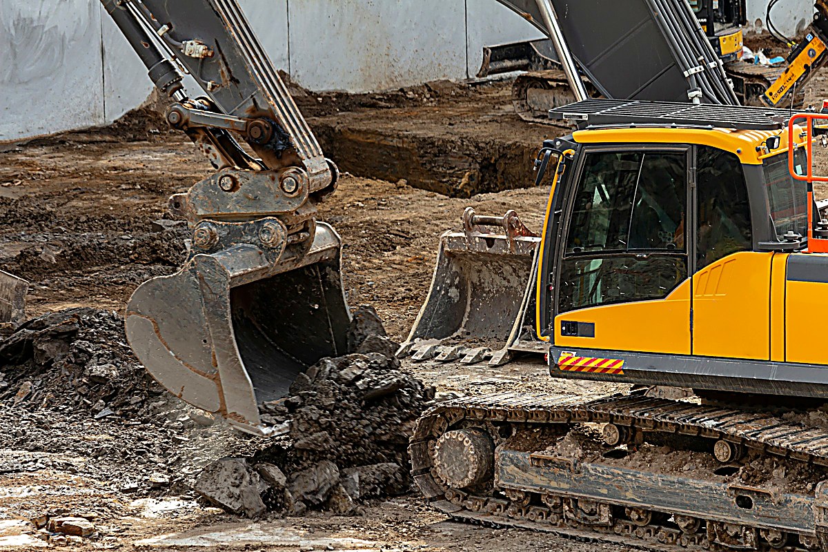 Bulk terrain excavation