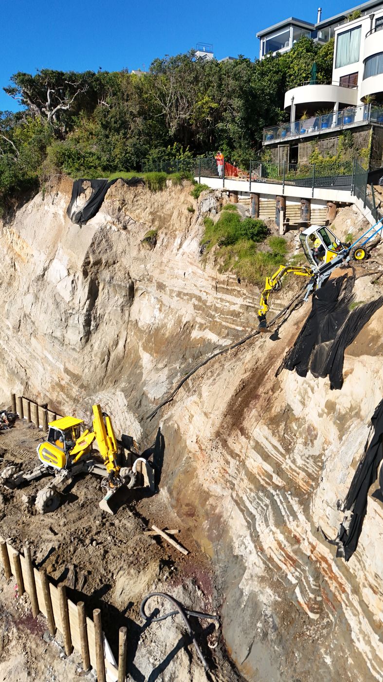 Large-scale excavation